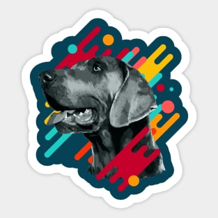 Weimaraner dog Sticker